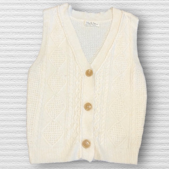 Jolie & Joy | Cable Knit | Sweater Vest - Picture 1 of 6